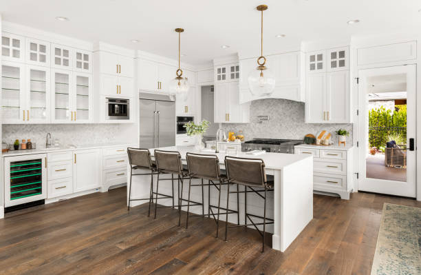 LVP kitchen floor Burke